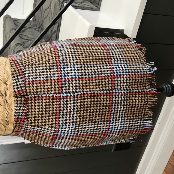 HYFVE Plaid Fringe Hem Mini Skirt - Picture 4 of 8